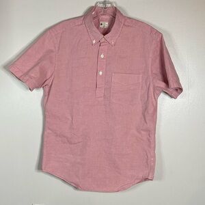 J. Crew Short-sleeve cotton oxford popover Sz S